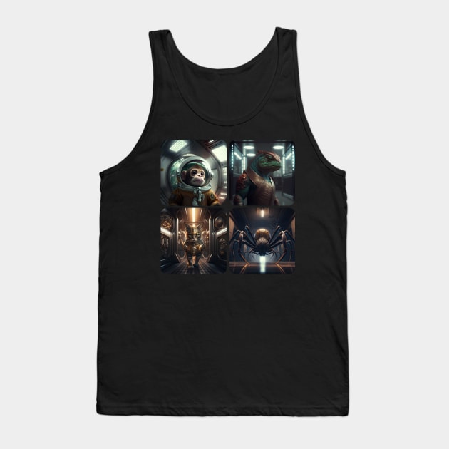 Filthy Monkeys - Expeditionary Force (no text) Tank Top by AI-datamancer